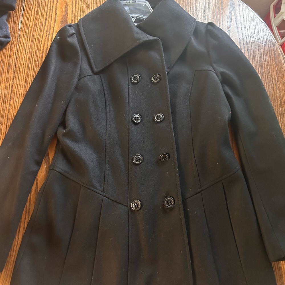 Womens Large Black Pea coat